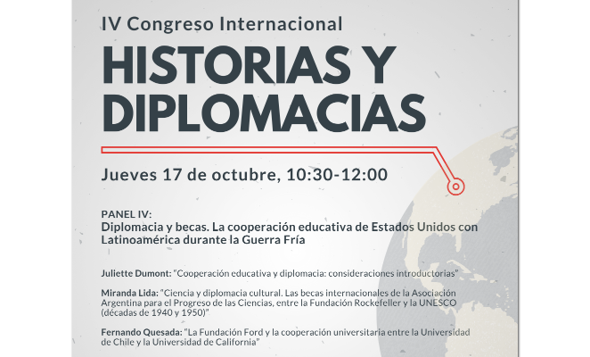 IV Congreso Internacional Historias y Diplomacias. Panel IV (17/10/2024)